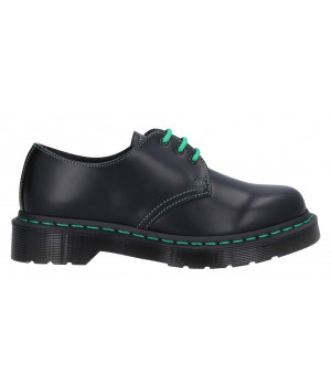 Обувь Dr Martens 1461 черные с зеленым