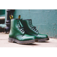 Ботинки Dr Martens 1460 SMOOTH зеленые