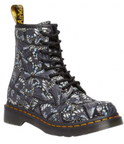 Ботинки Dr. Martens 1460 Butterfly Print Lace Up Grey