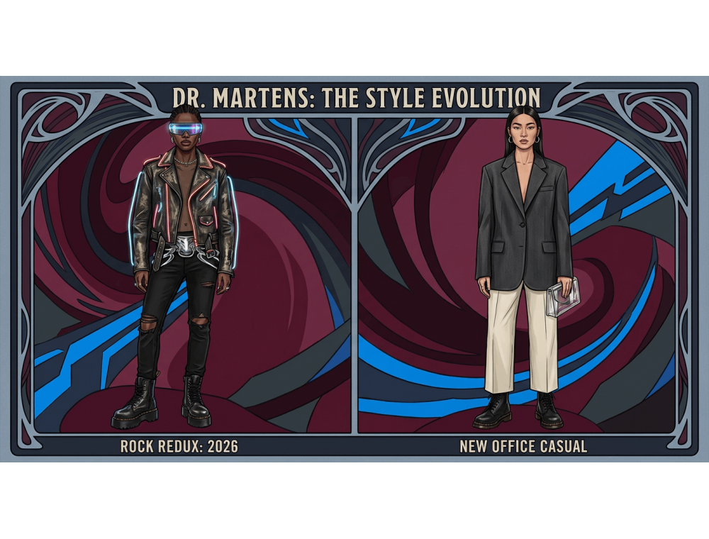 С чем носить Dr. Martens в 2026 году: от рока до офисного кэжуал