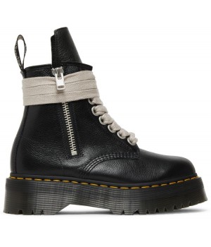 Dr. Martens x Rick Owens Strobe 1460 Quad Sole Jumbo Lace Boot Black