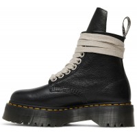 Dr. Martens x Rick Owens Strobe 1460 Quad Sole Jumbo Lace Boot Black