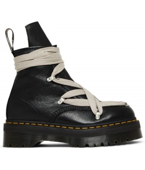 Rick Owens x Dr. Martens 1460 Quad Sole Pentagram Jumbo Lace Boot Black