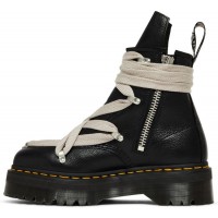 Rick Owens x Dr. Martens 1460 Quad Sole Pentagram Jumbo Lace Boot Black