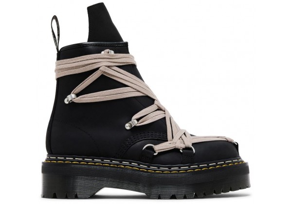 Dr. Martens x Rick Owens DRKSHDW 1460 Quad Sole Megalace Boot Black