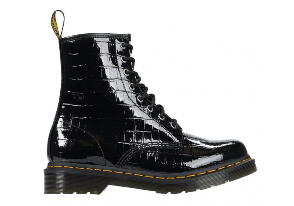 Ботинки Dr. Martens 1460 Black Patent Lamper Croc Black