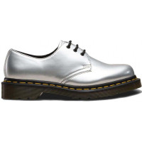 Ботинки Dr Martens 1461 Metallic Chrome серый